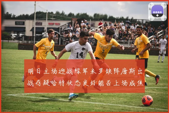 明日主场迎战绿军米罗缺阵唐斯出战存疑哈特状态良好能否上场成焦点