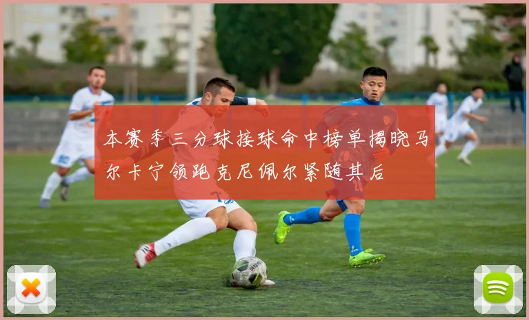 本赛季三分球接球命中榜单揭晓马尔卡宁领跑克尼佩尔紧随其后